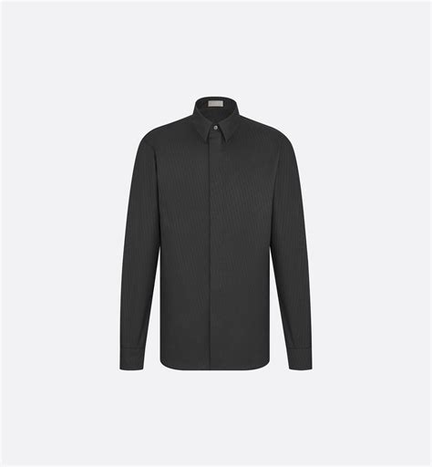 Dior Oblique Shirt Black Cotton Jacquard 